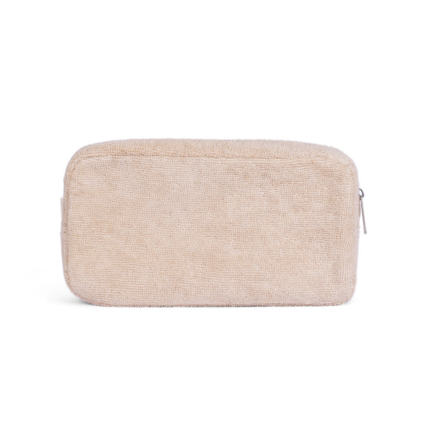 Terry Towelling Pouch - Latte
