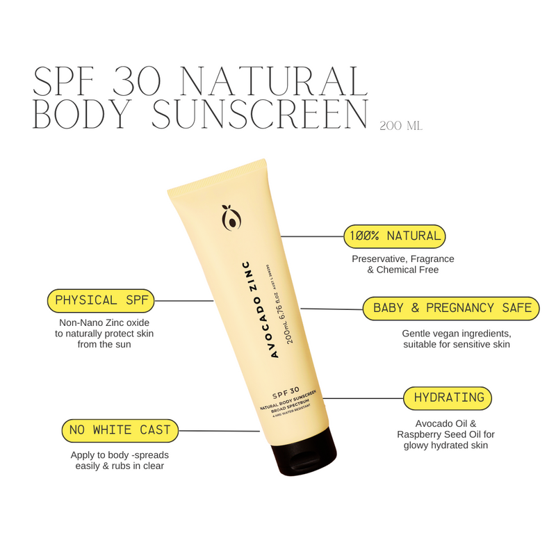 SPF 30 Natural Body Sunscreen